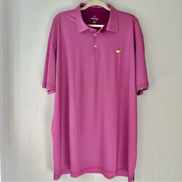 Masters Tech | Magenta Pink Men's Augusta Master’s Performance Polo Shirt - Picture 1 of 5